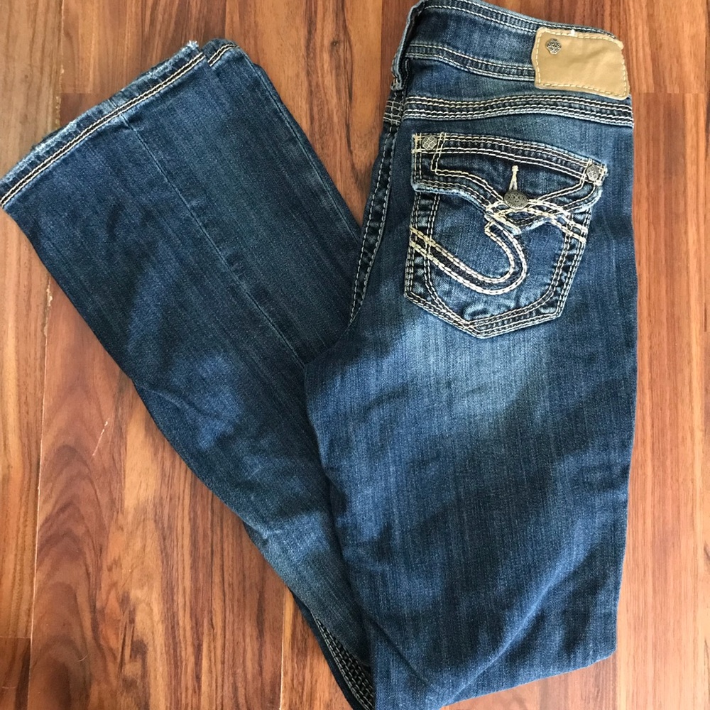 Silver jeans